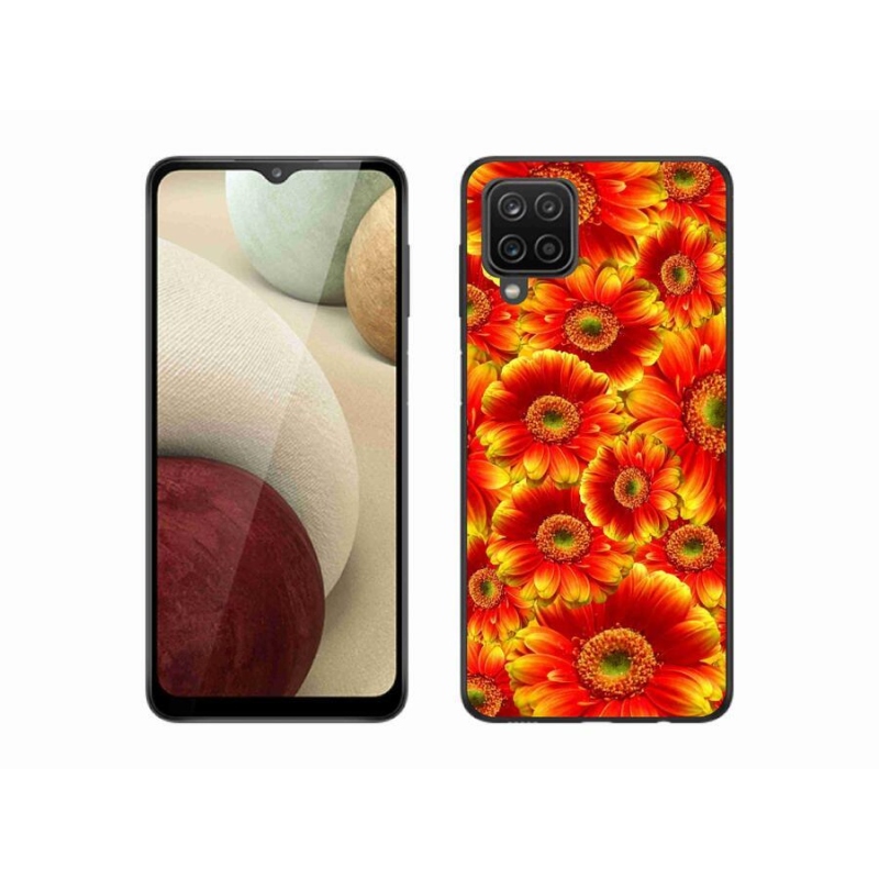 Gél borítás mmCase Samsung Galaxy A12 készülékhez - gerbera 1