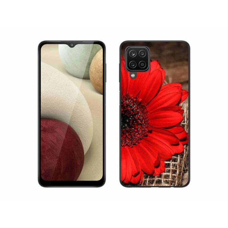 Gél borítás mmCase Samsung Galaxy A12 készülékhez - gerbera