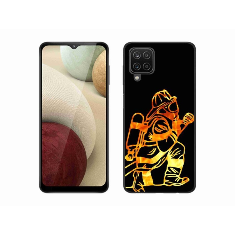 Gél borítás mmCase Samsung Galaxy A12 készülékhez - tűzoltó 1