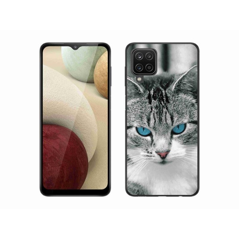 Zselés borítás mmCase Samsung Galaxy A12 - macskaszem 1