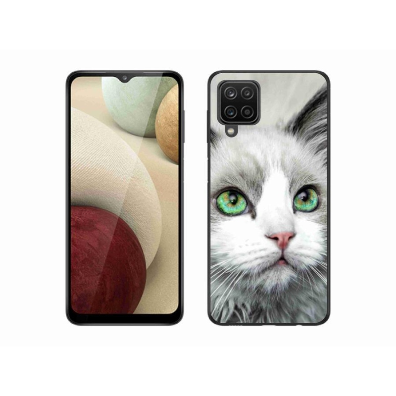Zselés borítás mmCase Samsung Galaxy A12 - macskaszem