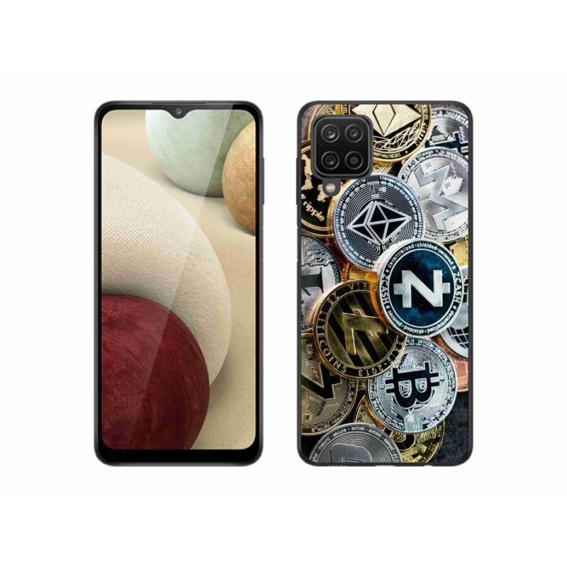 Gél borítás mmCase Samsung Galaxy A12 készülékhez - kriptovaluták