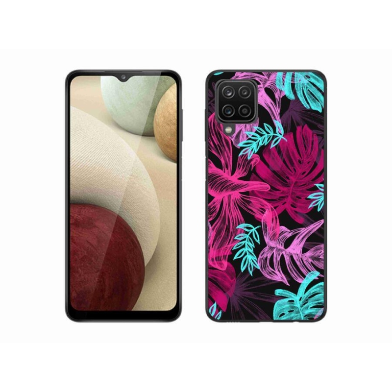 Zselés borítás mmCase Samsung Galaxy A12 - virágok 1