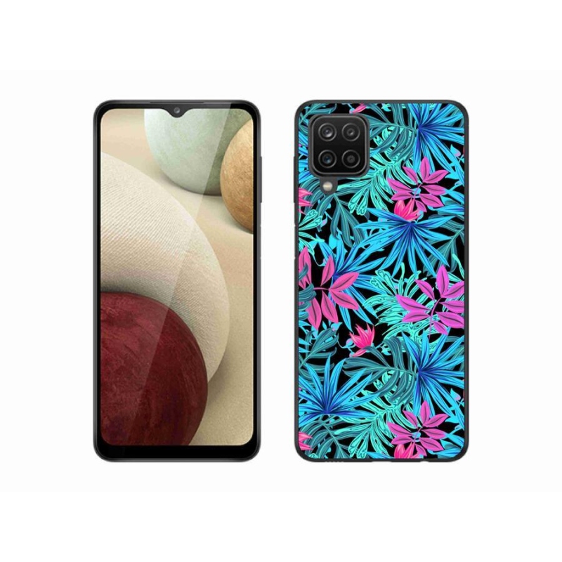 Gél borítás mmCase Samsung Galaxy A12 - virágok 3