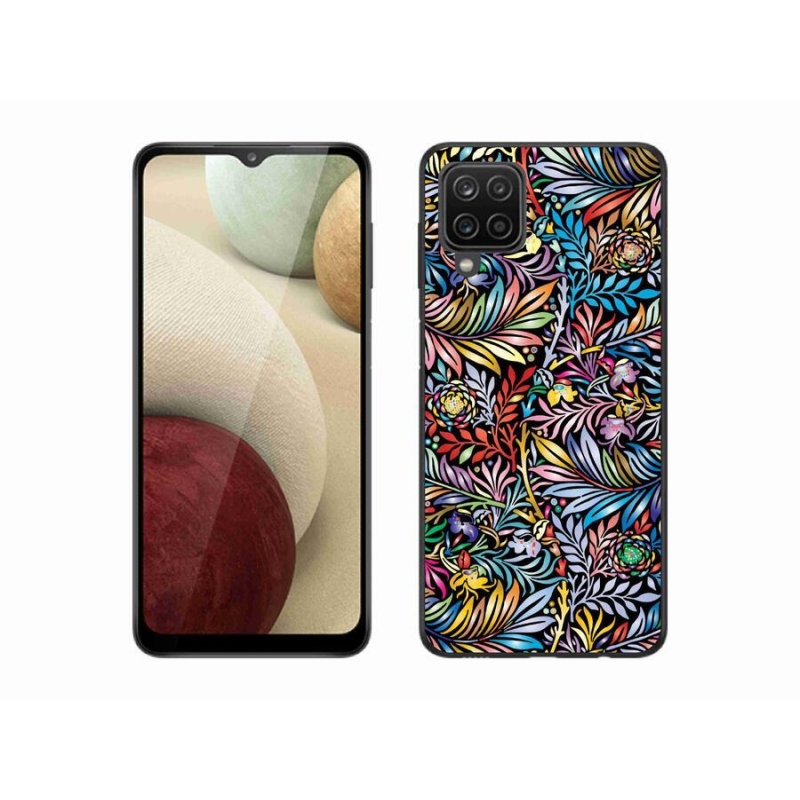 Gél borítás mmCase Samsung Galaxy A12 - virágok 5