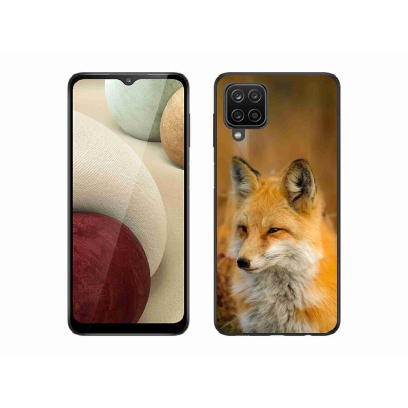 Zselés borítás mmCase Samsung Galaxy A12 készülékhez - róka
