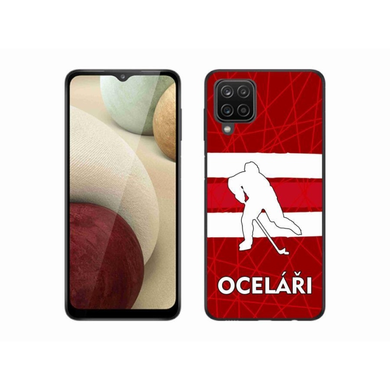 Gél borítás mmCase Samsung Galaxy A12 készülékhez - Steelers