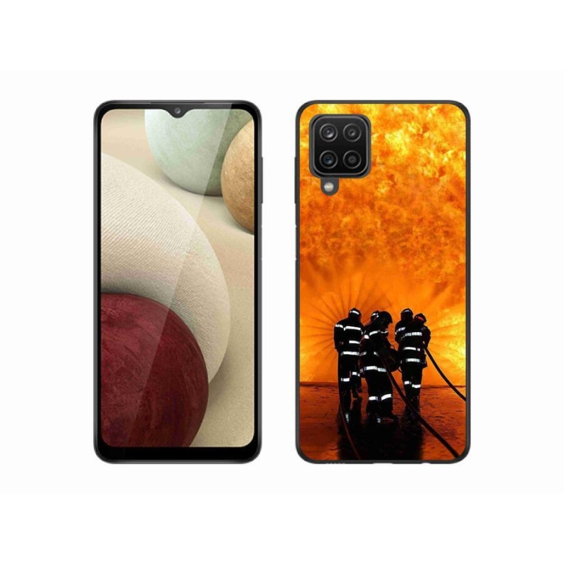 Zselés borítás mmCase Samsung Galaxy A12 - tűz