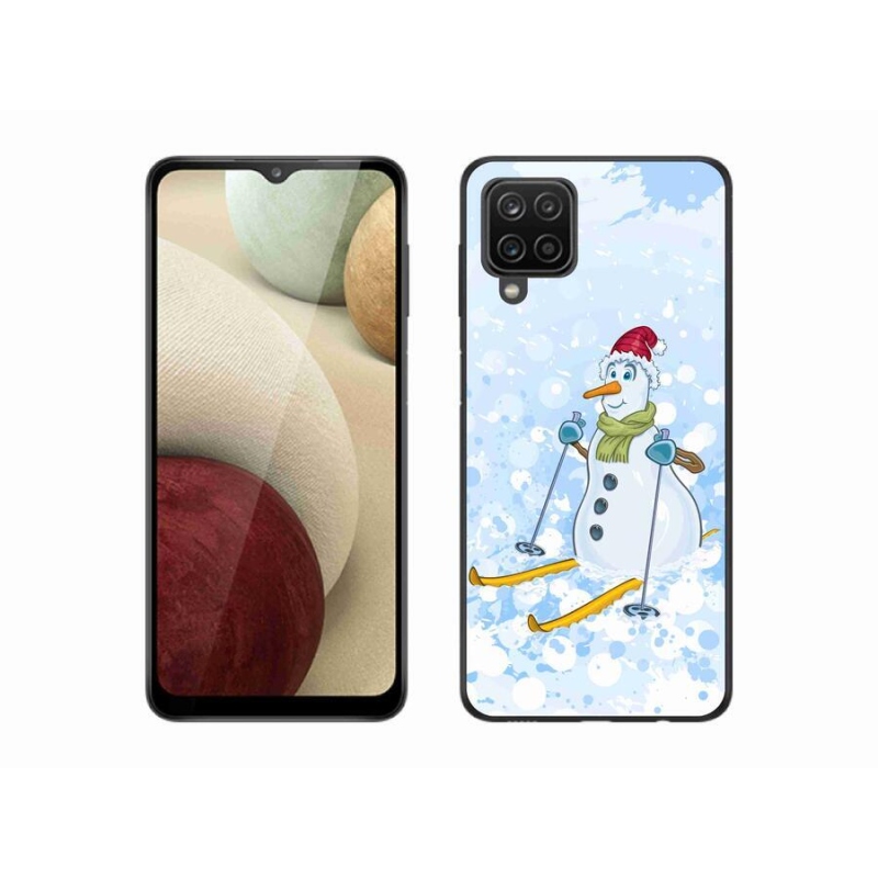 Gél borítás mmCase Samsung Galaxy A12 készülékhez - hóember