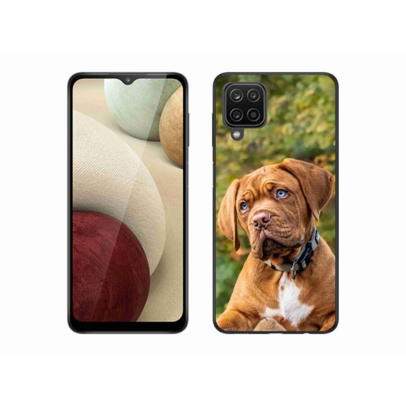 Gél borítás mmCase Samsung Galaxy A12 - kölyökkékhez