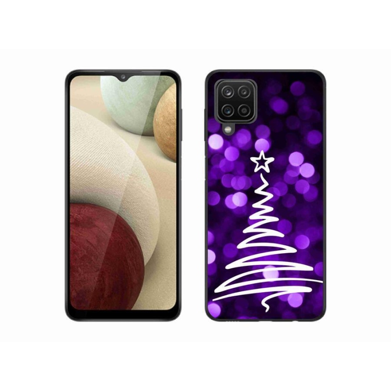 Gél borítás mmCase Samsung Galaxy A12 készülékhez - fa