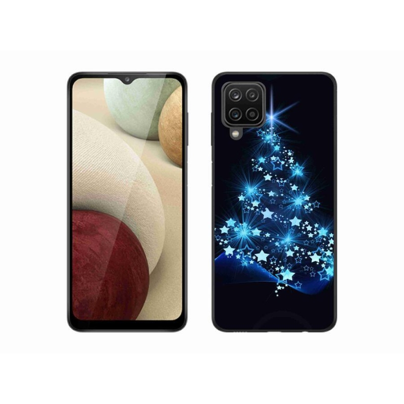 Gél borítás mmCase Samsung Galaxy A12 készülékhez - karácsonyfa