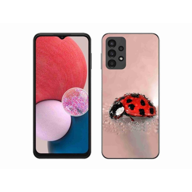 Zselés borítás mmCase Samsung Galaxy A13 4G - katicabogárhoz