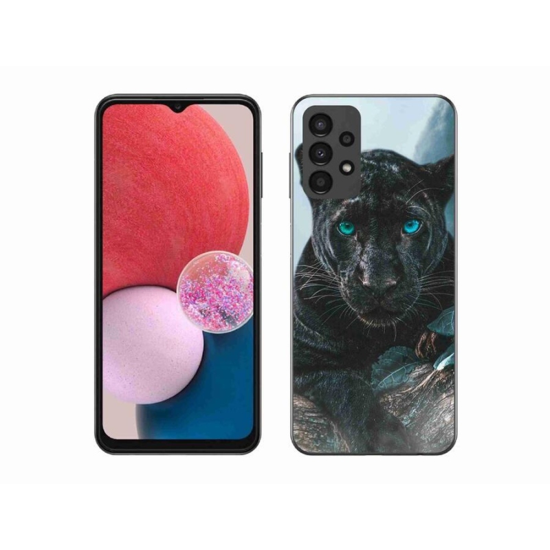 Gél védőhuzat mmCase Samsung Galaxy A13 4G - fekete párduc