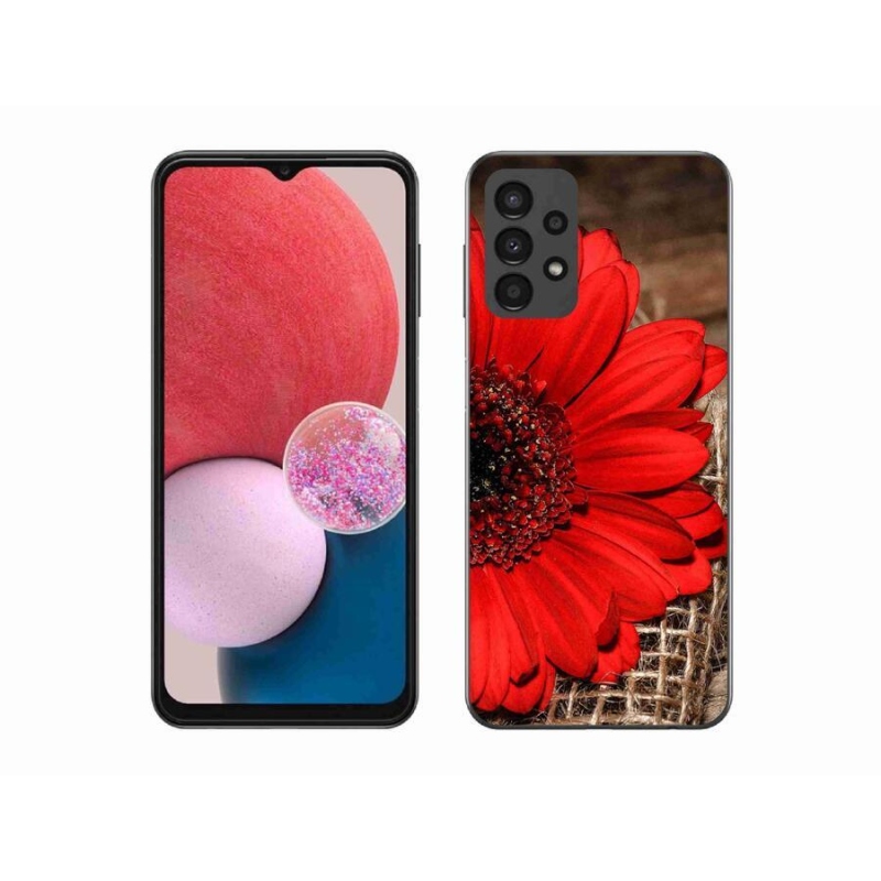 Gél borítás mmCase Samsung Galaxy A13 4G készülékhez - gerbera