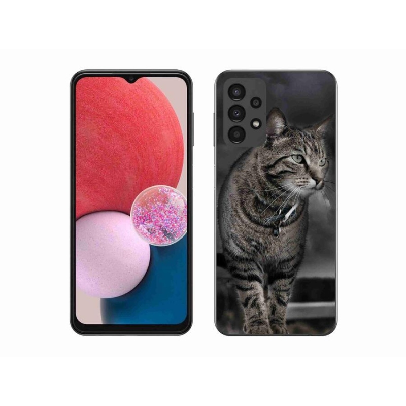 Gél védőburkolat mmCase Samsung Galaxy A13 4G - macska