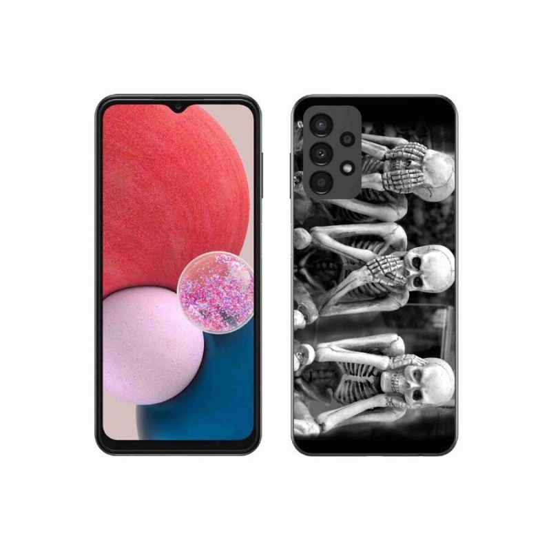 Gél borító mmCase Samsung Galaxy A13 4G - csontvázakhoz