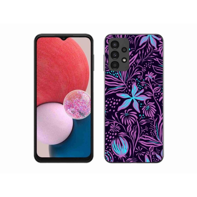 Gél borítás mmCase Samsung Galaxy A13 4G - virágok 2