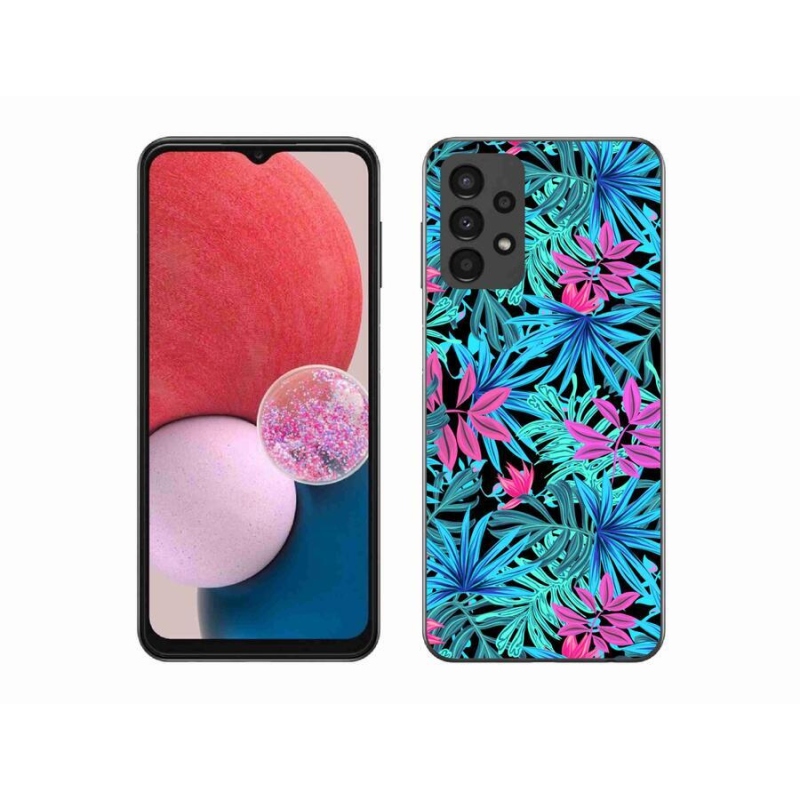 Gél borítás mmCase Samsung Galaxy A13 4G - virágok 3