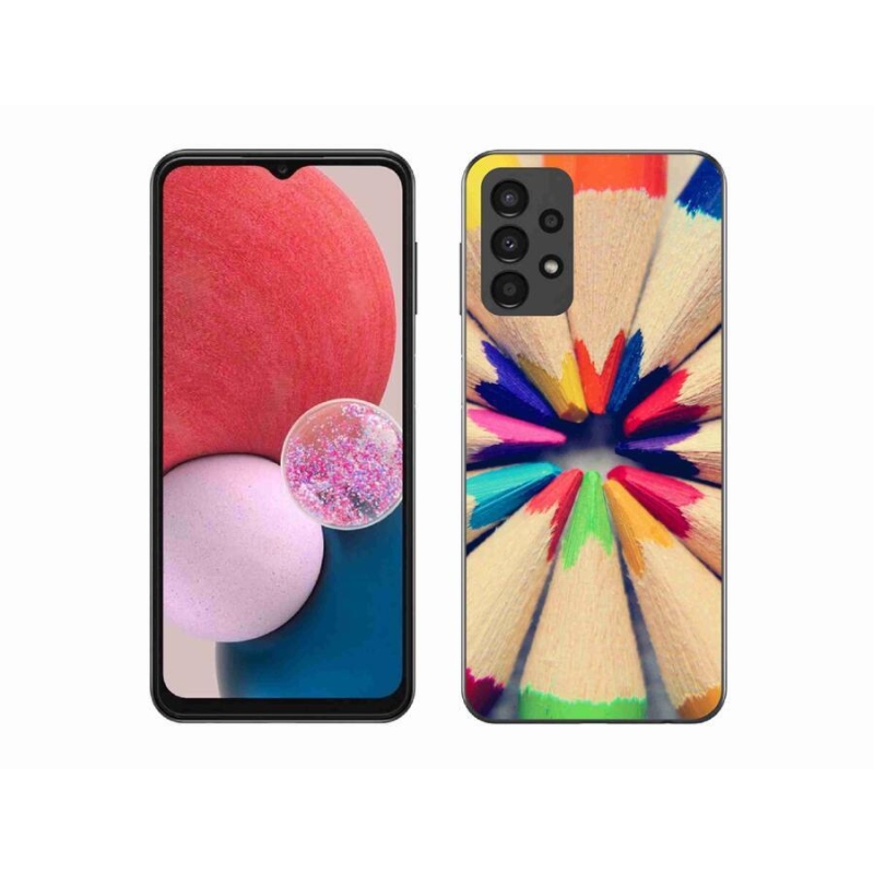 Zselés borítás mmCase Samsung Galaxy A13 4G - zsírkrétákhoz