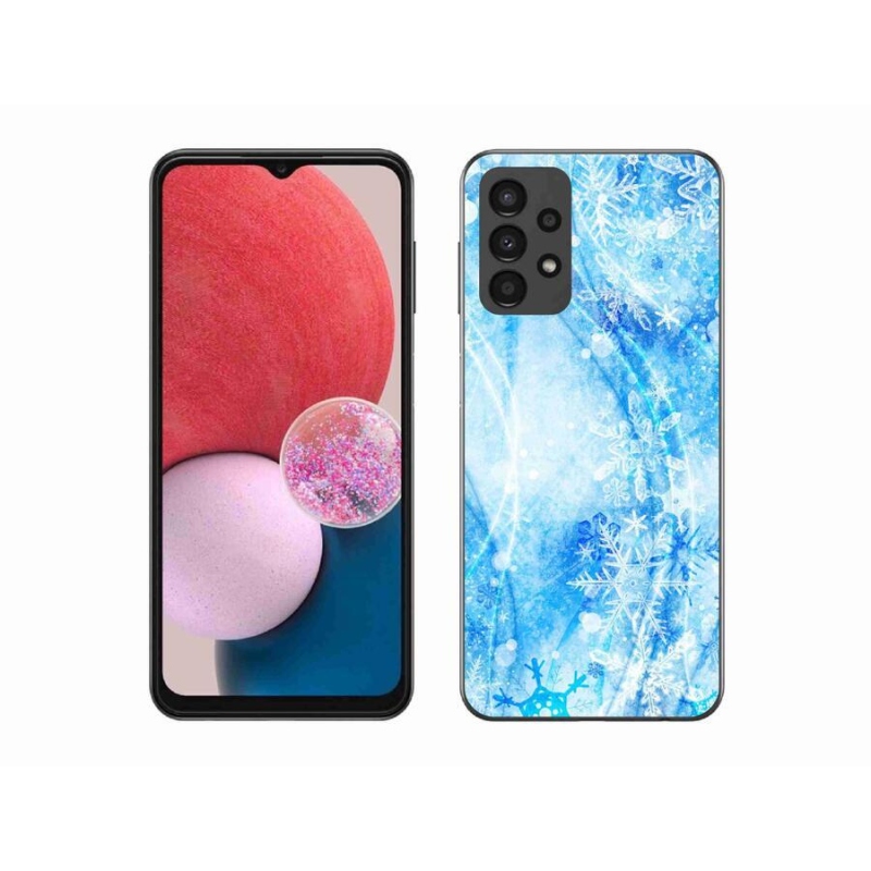 Gél borító mmCase Samsung Galaxy A13 4G - hópelyhekhez