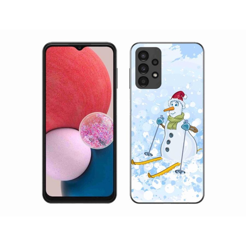 Gél borítás mmCase Samsung Galaxy A13 4G - hóemberhez