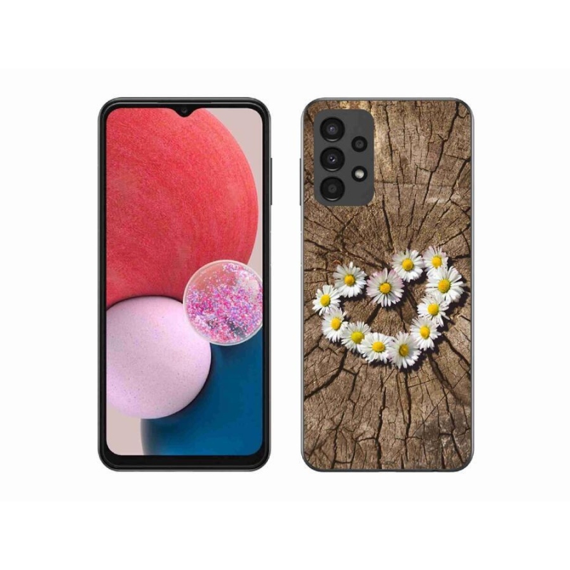 Zselés borítás mmCase Samsung Galaxy A13 4G - Százszorszépek szíve