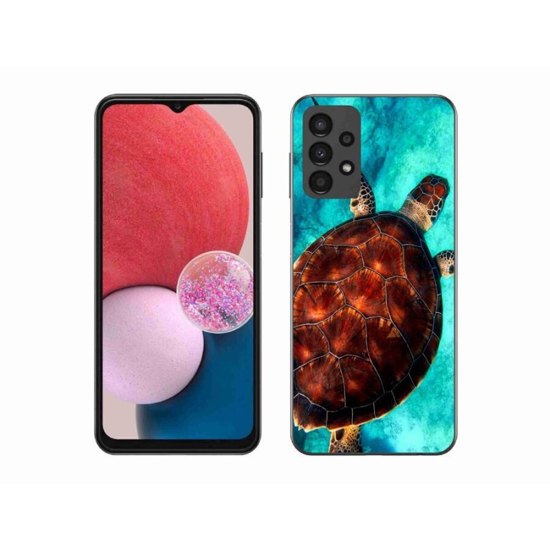 Gél védőhuzat mmCase Samsung Galaxy A13 4G - teknősbéka