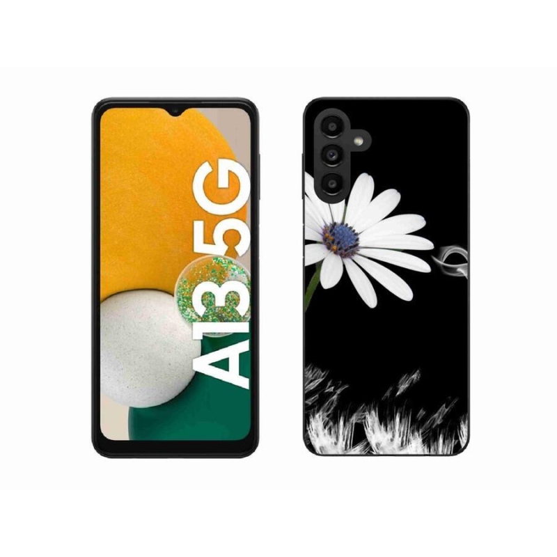 Gél védőhuzat mmCase Samsung Galaxy A13 5G - fehér virág