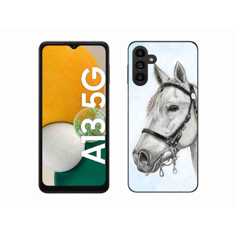 Zselés borítás mmCase Samsung Galaxy A13 5G - fehér ló 1