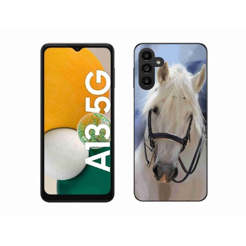 Zselés borítás mmCase Samsung Galaxy A13 5G - fehér ló