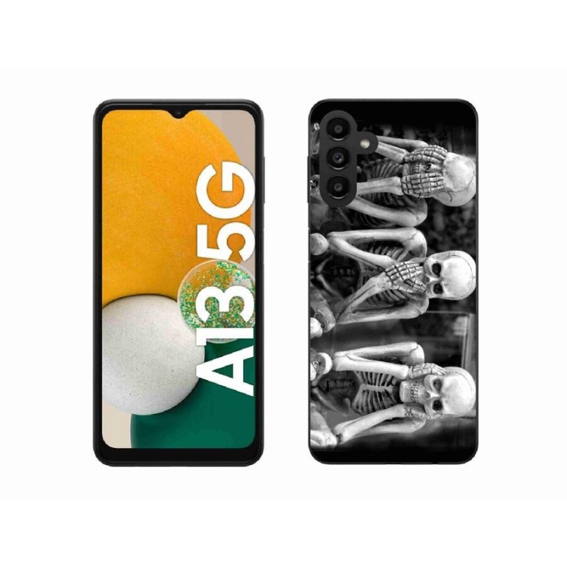 Gél borítás mmCase Samsung Galaxy A13 5G - csontvázakhoz