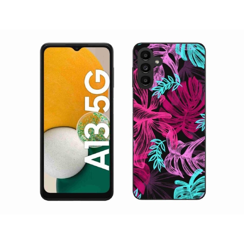 Gél borítás mmCase Samsung Galaxy A13 5G - virágok 1