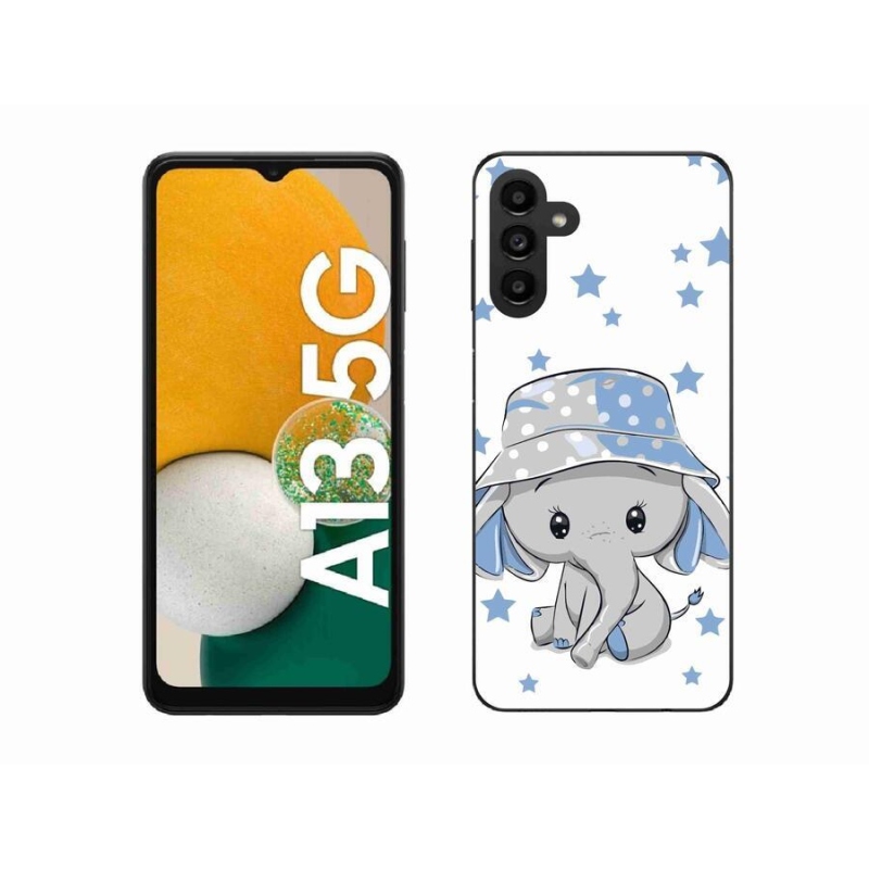 Gél védőhuzat mmCase Samsung Galaxy A13 5G - kék elefánthoz