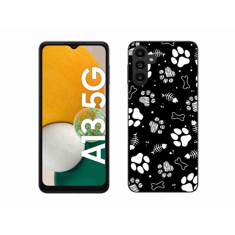 Zselés borítás mmCase Samsung Galaxy A13 5G - kutyamancsok
