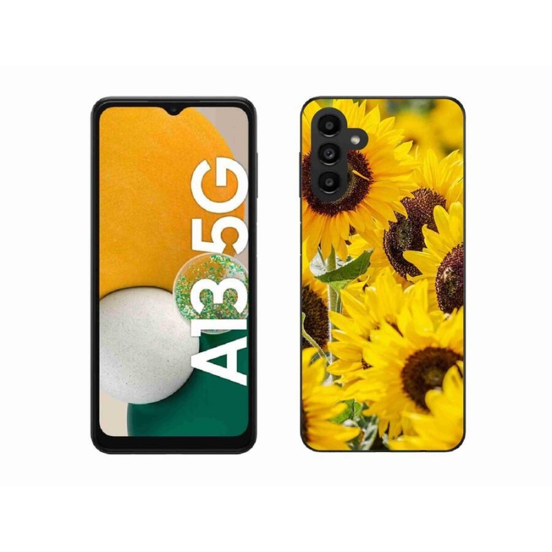 Zselés borítás mmCase Samsung Galaxy A13 5G - Napraforgó