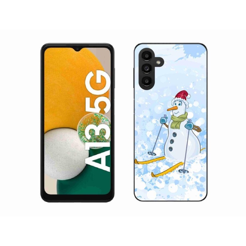 Gél borítás mmCase Samsung Galaxy A13 5G - hóemberhez