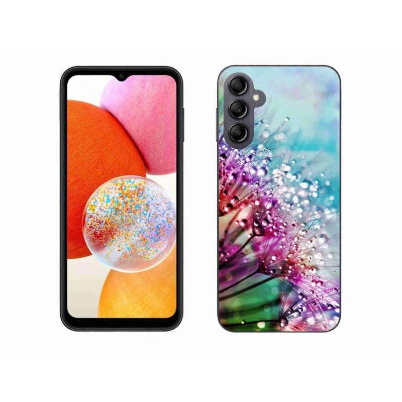 Gél borítás mmCase Samsung Galaxy A14 4G/5G - színes virágok