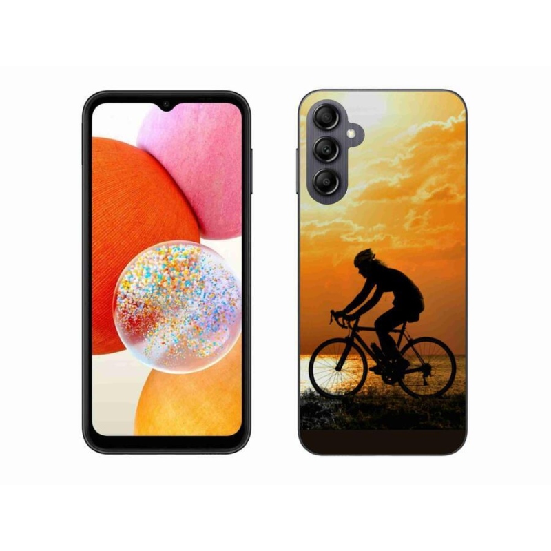 Gél borító mmCase a mobiltelefon Samsung Galaxy A14 4G/5G - kerékpározás