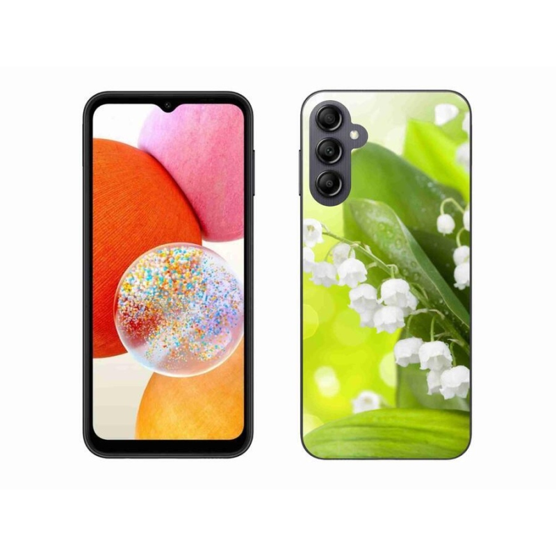 Gél borítás mmCase Samsung Galaxy A14 4G/5G - lily of the valley - gyöngyvirág