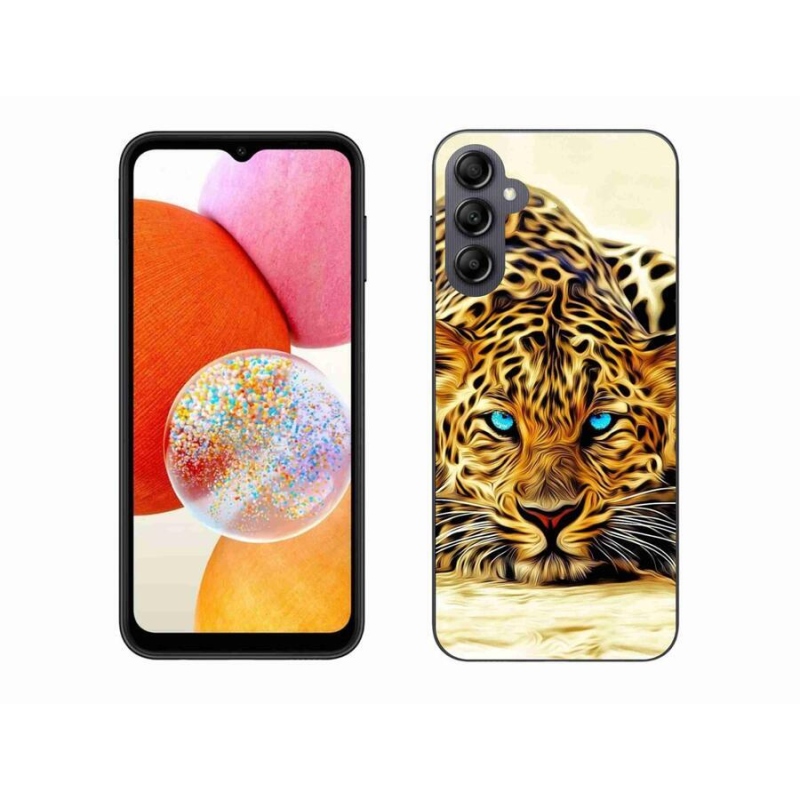 Zselés borítás mmCase Samsung Galaxy A14 4G/5G - rajzfilm tigrishez