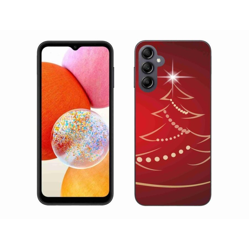 Gél borítás mmCase Samsung Galaxy A14 4G/5G - karácsonyfa karikatúra