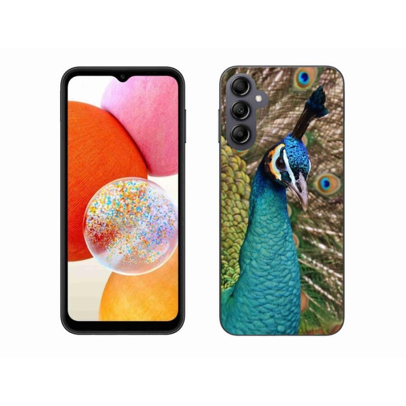 Zselés borítás mmCase Samsung Galaxy A14 4G/5G - páva
