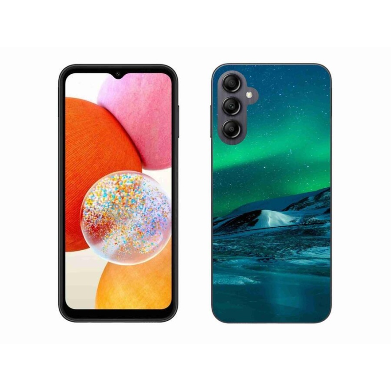 Gél borítás mmCase Samsung Galaxy A14 4G/5G - aurora borealis