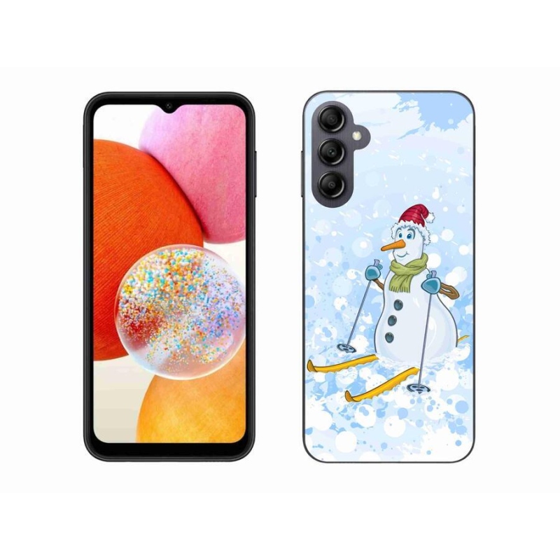 Gél borítás mmCase Samsung Galaxy A14 4G/5G készülékhez - hóember