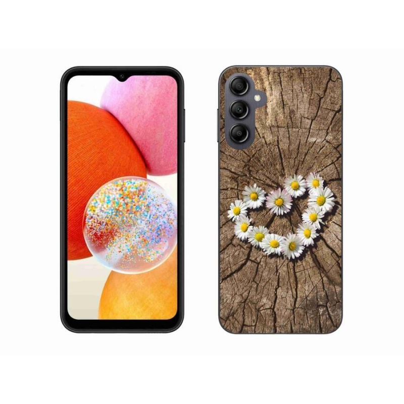Zselés borítás mmCase Samsung Galaxy A14 4G/5G - százszorszépek szíve