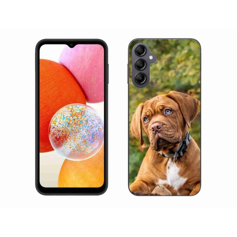 Gél borítás mmCase Samsung Galaxy A14 4G/5G - kölyökkutyakékhez