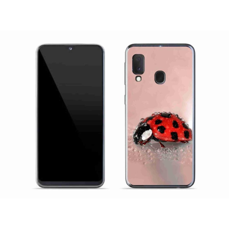 Zselés borítás mmCase Samsung Galaxy A20e készülékhez - katicabogár
