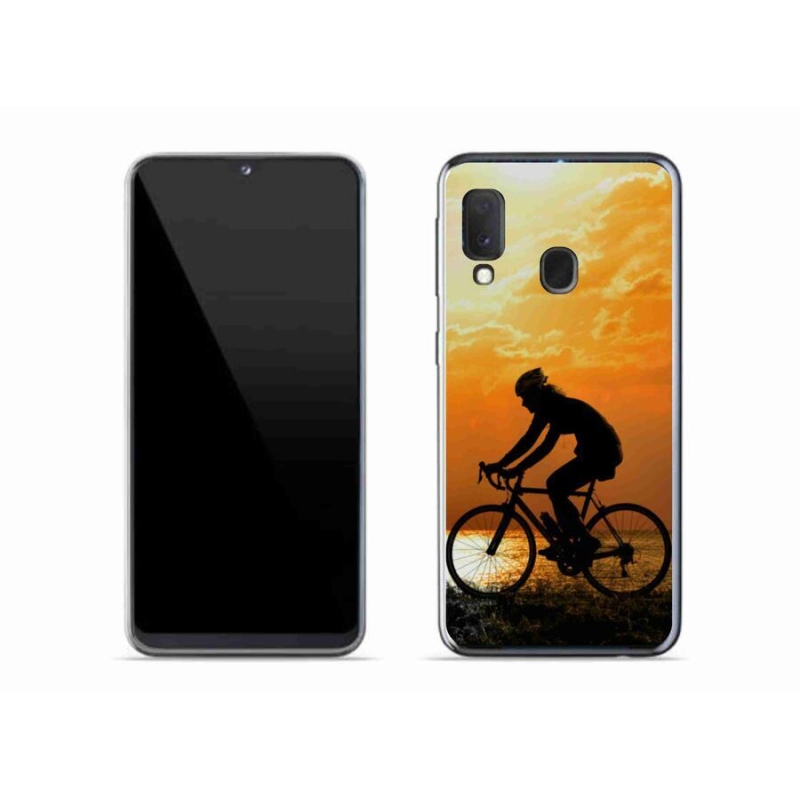 Gél borító mmCase a Samsung Galaxy A20e számára - kerékpározás