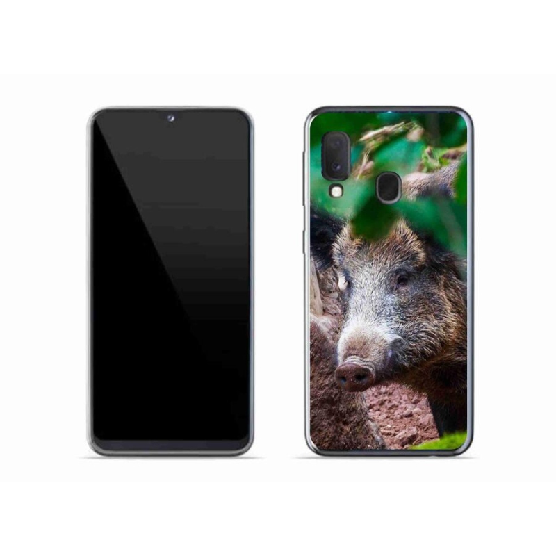Zselés borítás mmCase Samsung Galaxy A20e készülékhez - vaddisznó